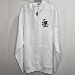 Anti Social Social Club White Rose Bat Emoji Hoodie